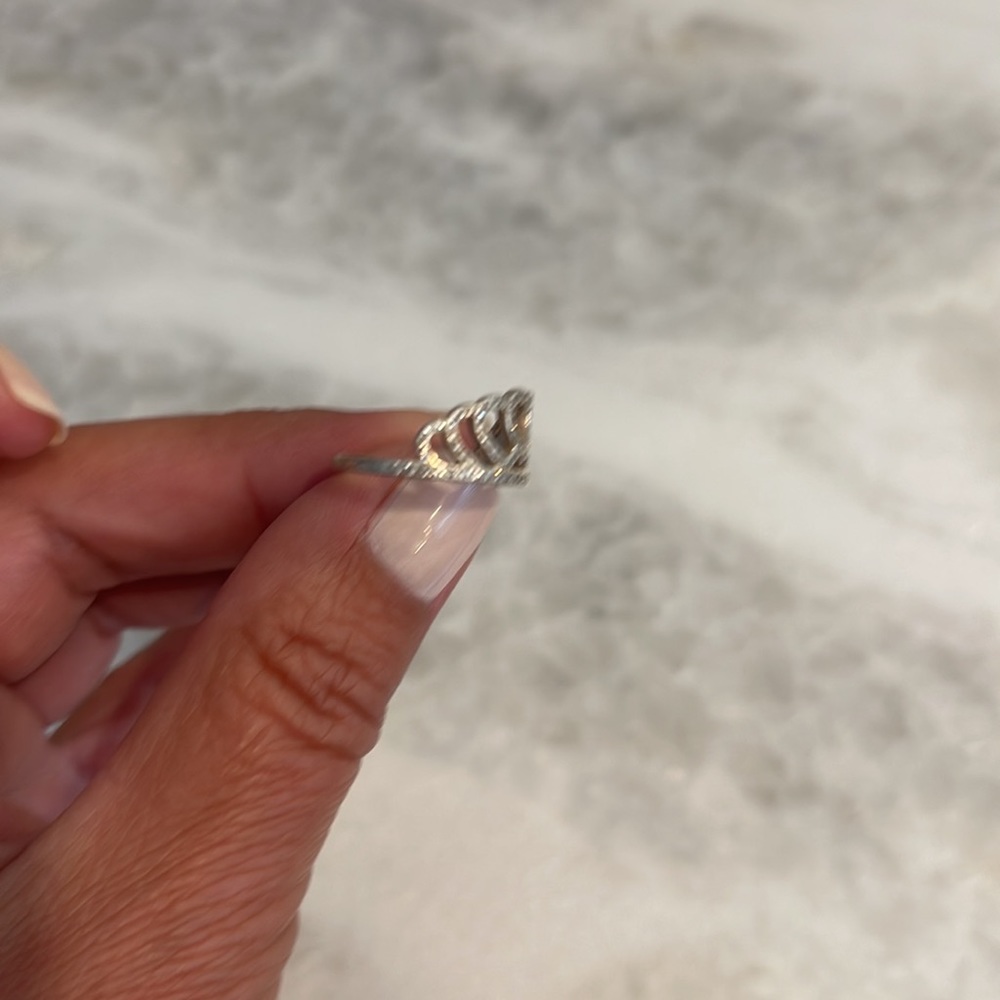 Pandora CZ Heart Ring Size 6 1/2 - Picture 4 of 4